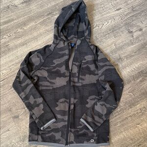 GAP Gray Patterned Hoodie